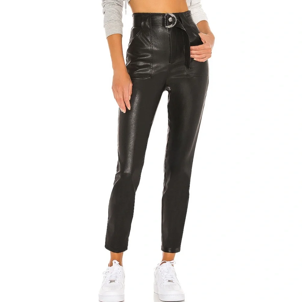 Superdown Leather Pants - Picture 1 of 4